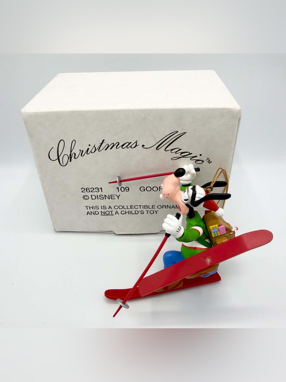 Grolier Disney Ornament Christmas Magic Goofy